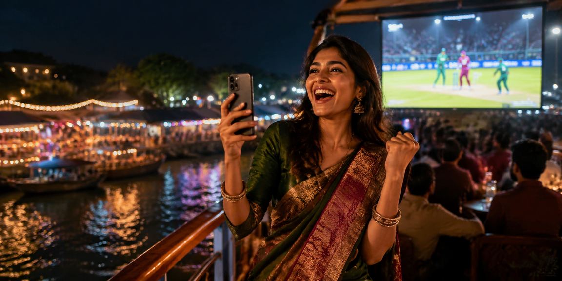 বরিশালে রাতে ক্রিকেট বেটিং বাজারের ছবি